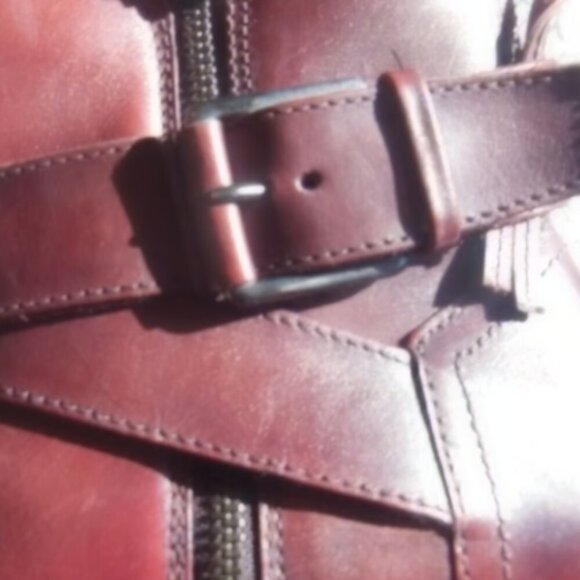 ECCO SARTORELLE Women's Leather Mid Cut Buckle Ankle Boot Brown Size 9 NWT - Picture 7 of 12